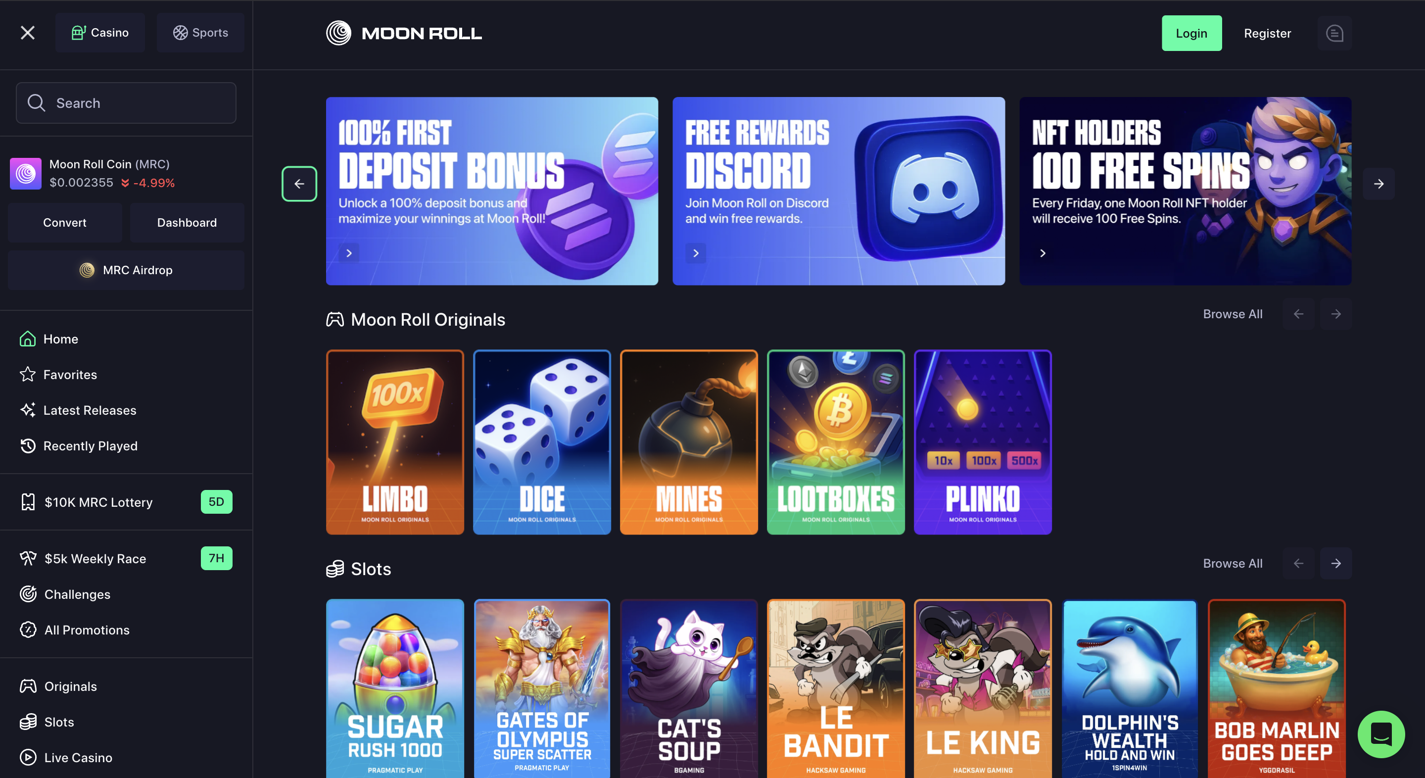 Moon Roll screenshot